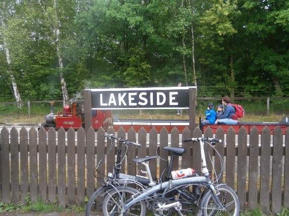 Photo of bikes at Moor Valley Country Park Railway