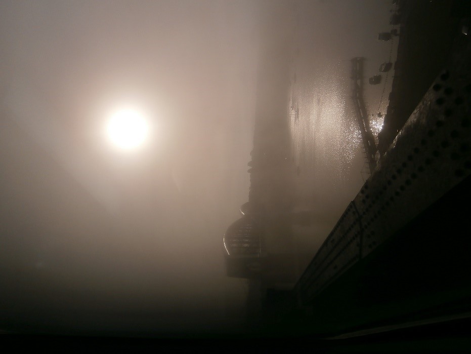 Photo of Royal Albert Bridge in the mist
