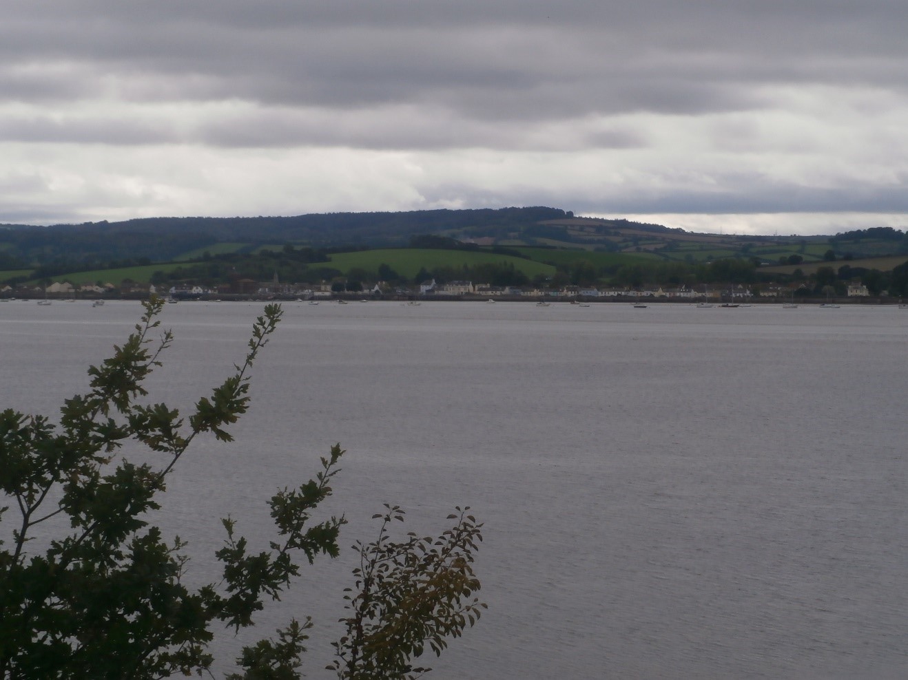 Photo of view west across Exe Estuary