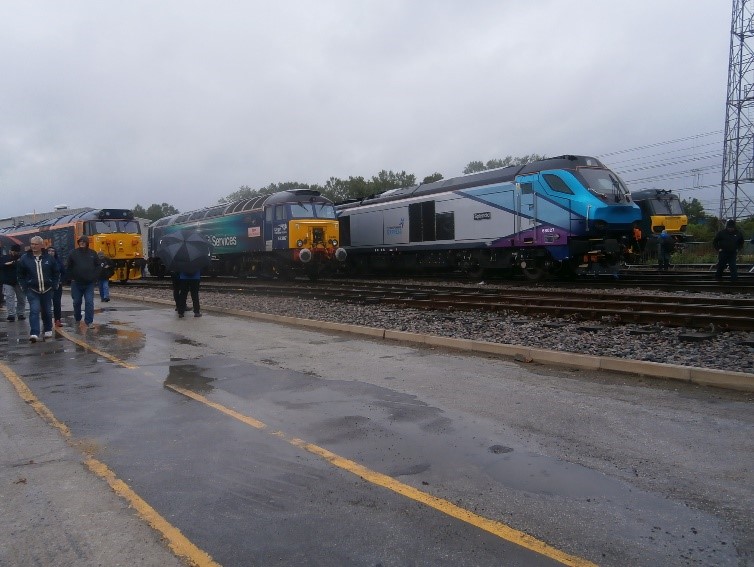Rainy Crewe depot open day