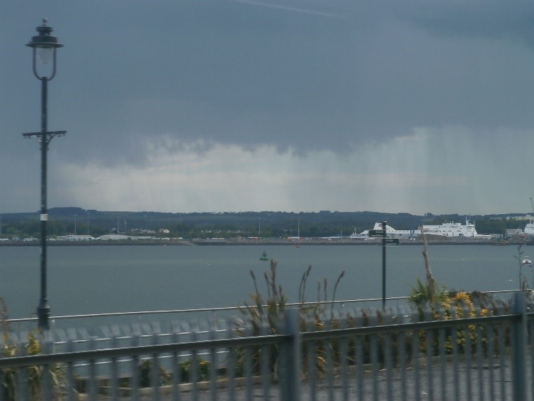 Rainy view at Cobh, Southern Ireland