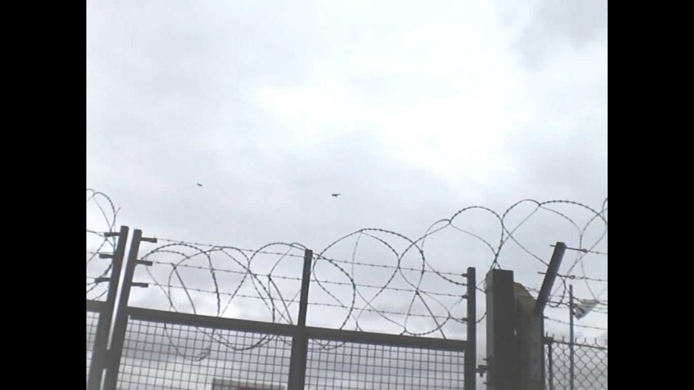 Plane over RAF Fairford