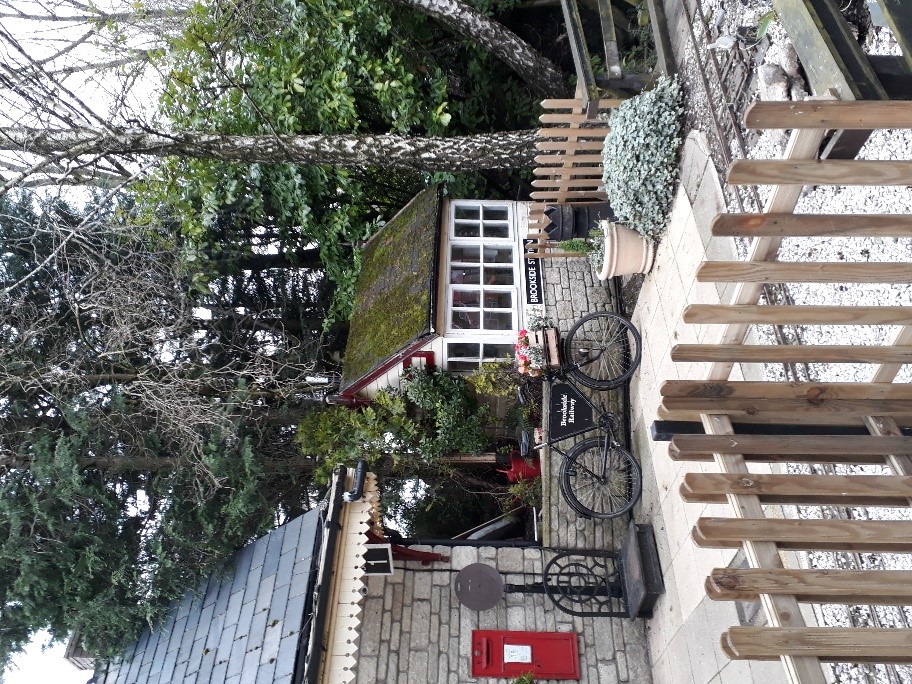 Brookside Miniature Railway Station near Hazel Grove