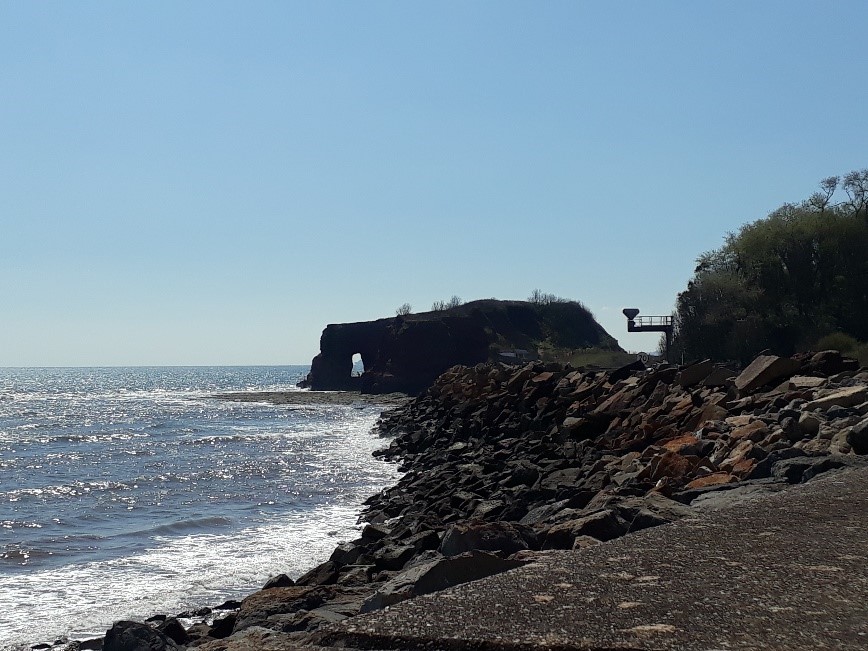 The coast near Dawlish