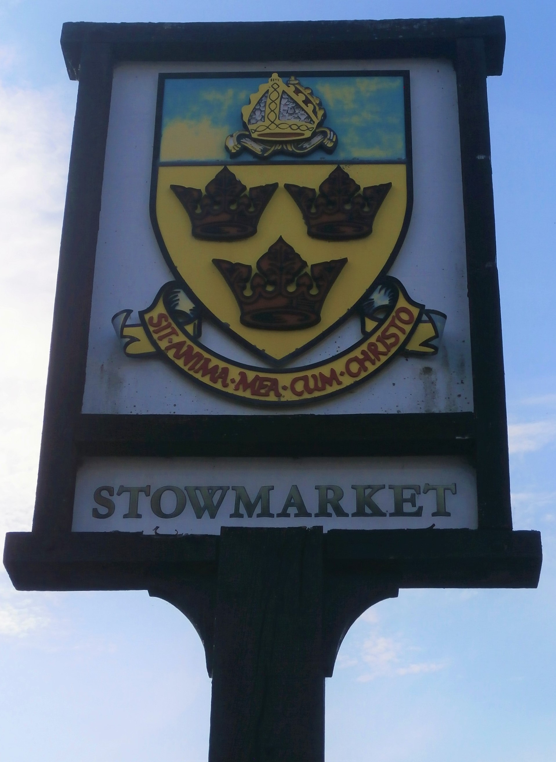 Photo of Stowmarket town sign