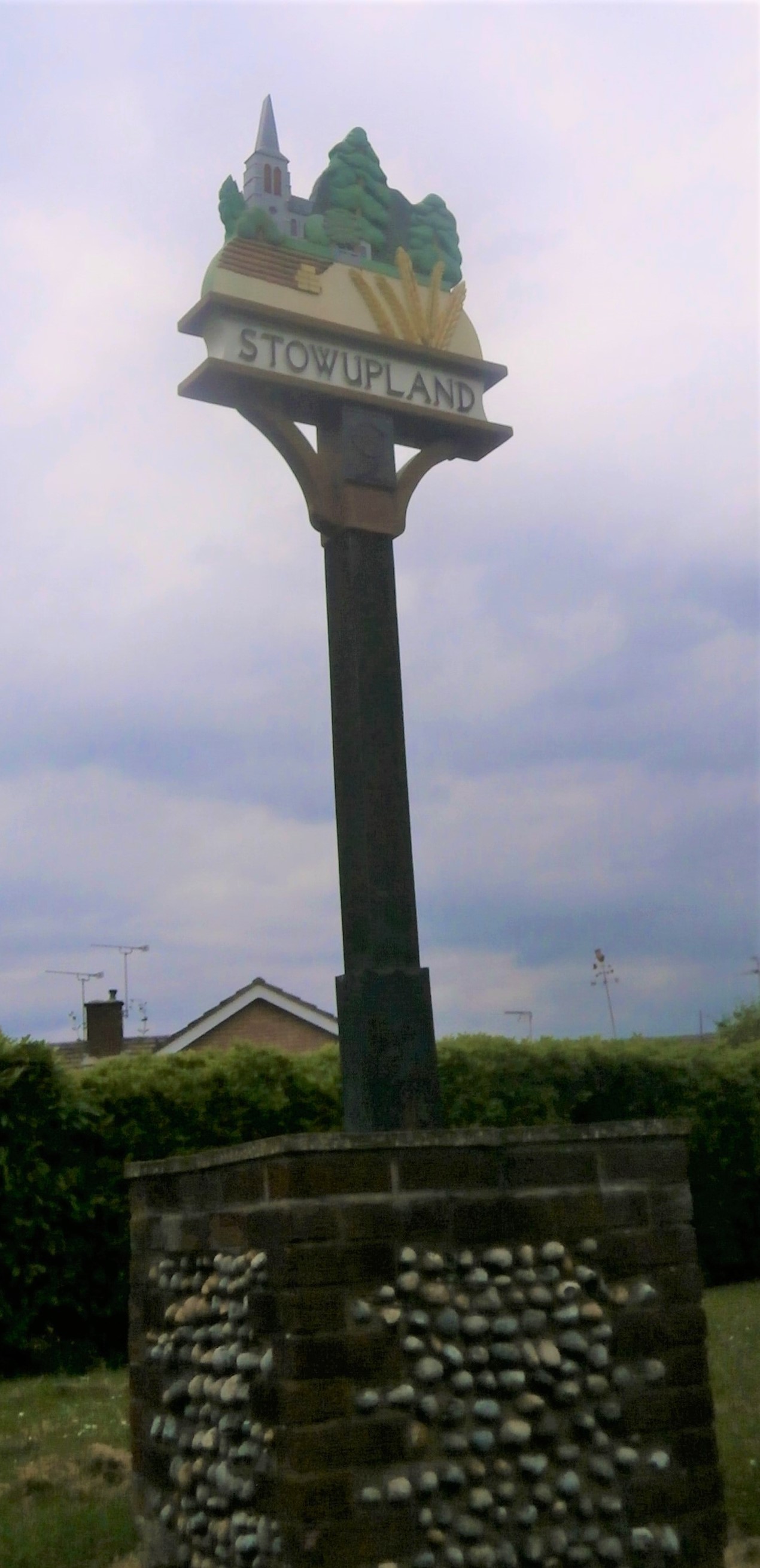 Photo of Stowupland village sign