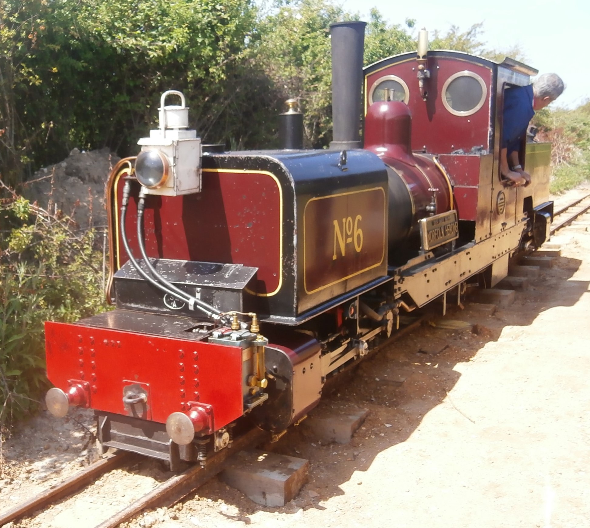 Photo of Wells and Walsingham Railway engine