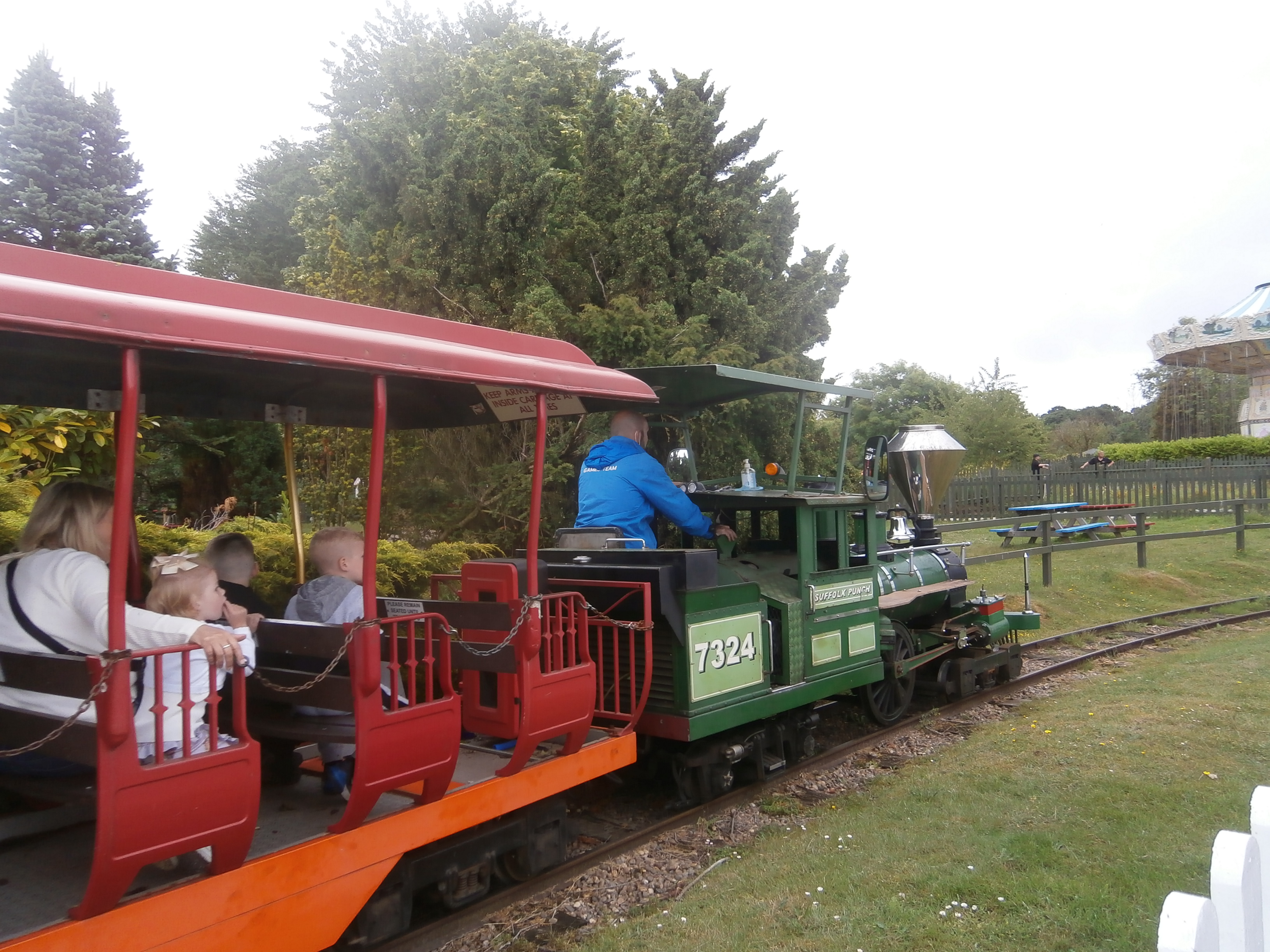 Photo of narrow gauge railway at Pleasurewood Hills