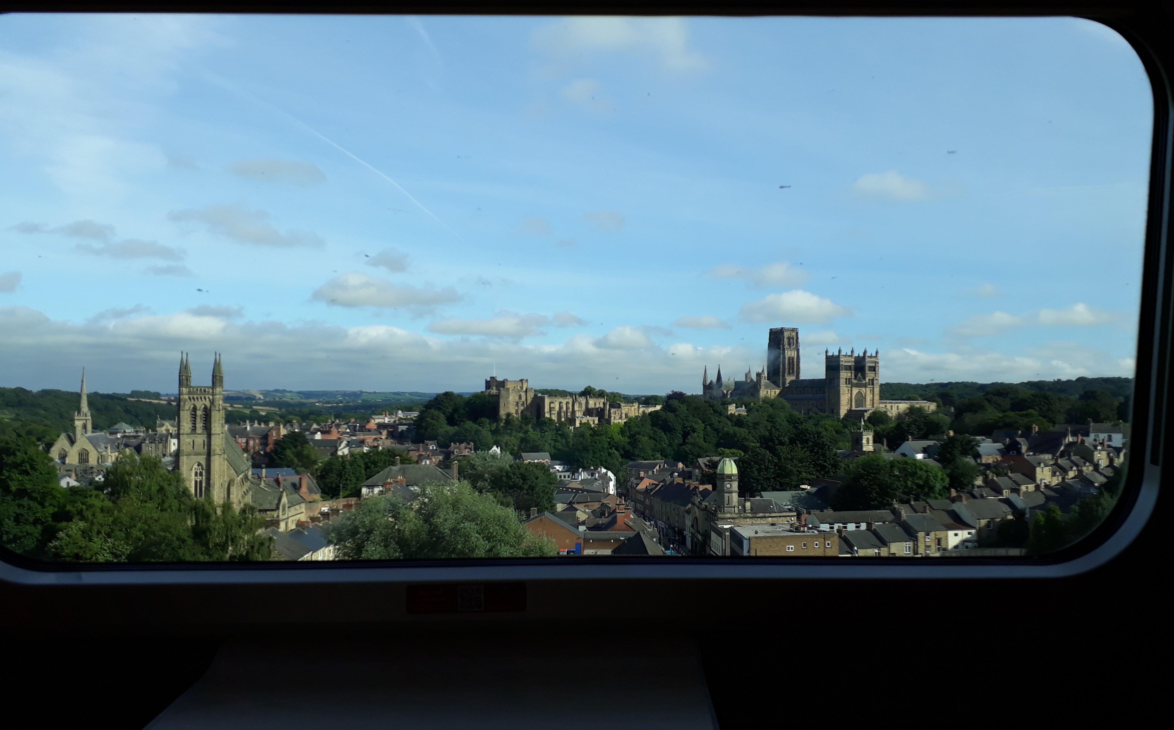 Photo of Durham out of train window