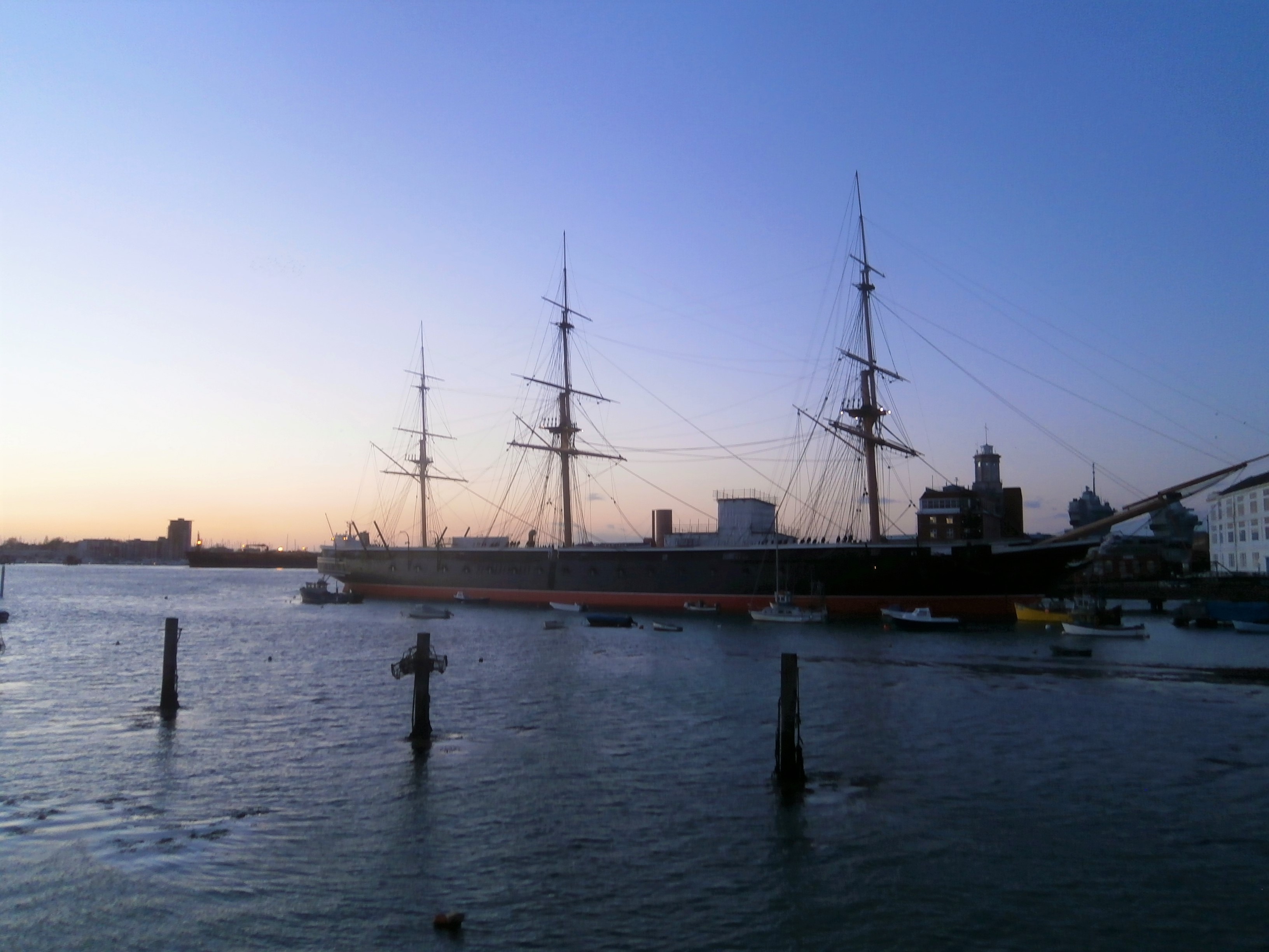Photo of HMS Warrior, Portsmouth