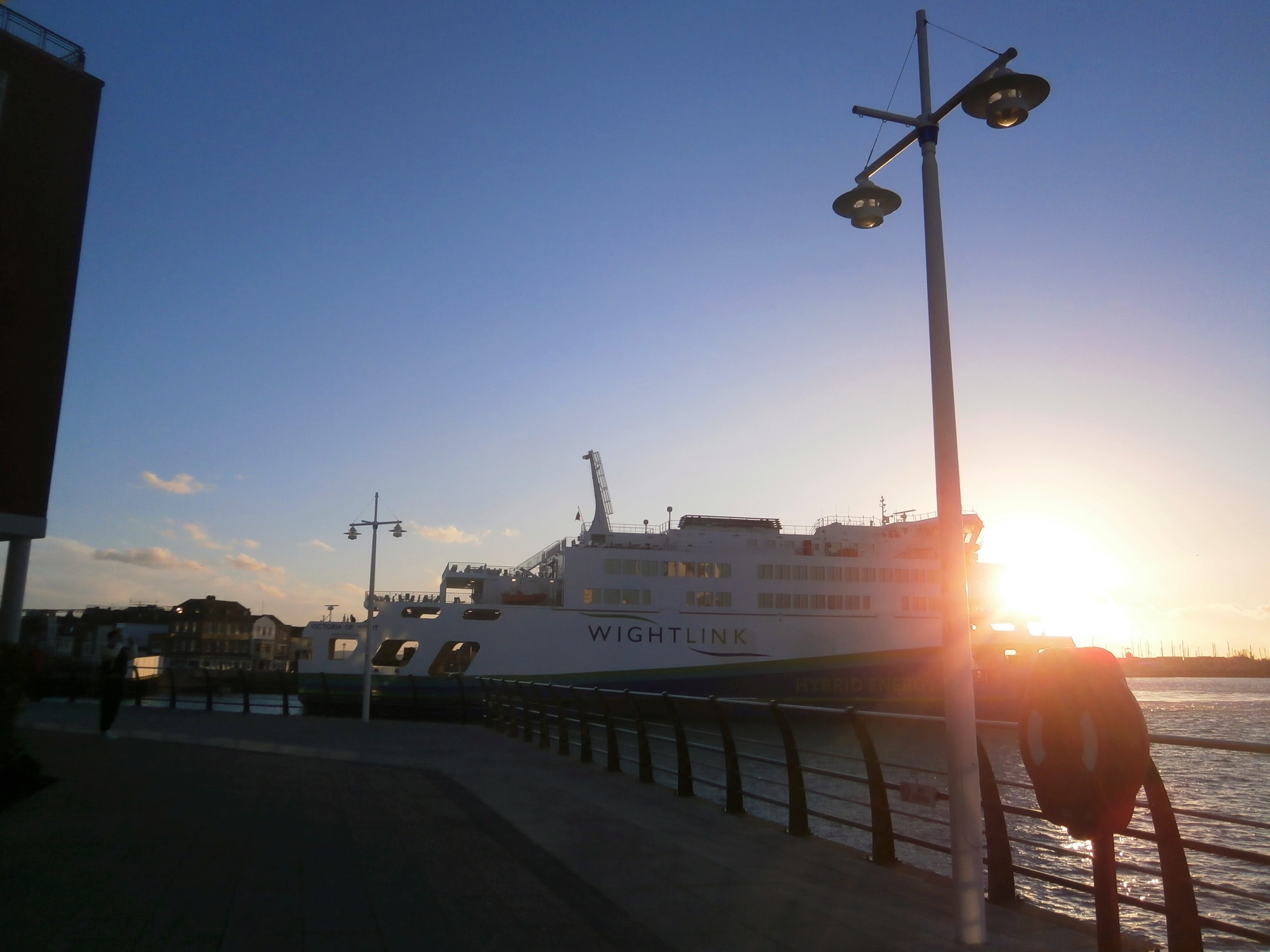 Isle of Wight hybrid ferry, Portsmouth