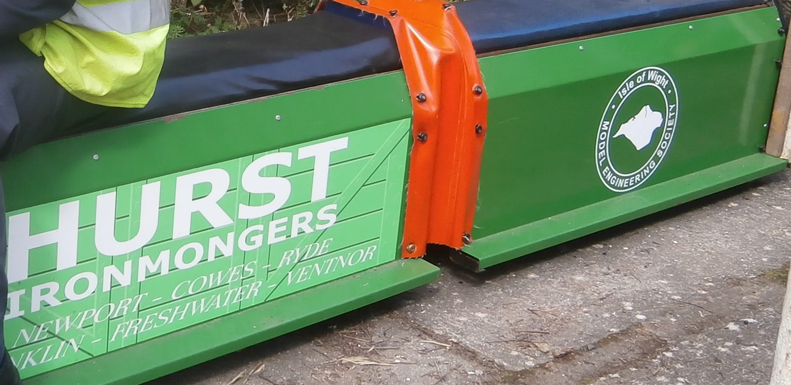 Photo of carriages at the Isle of Wight Model Engineering Society’s miniature Railway