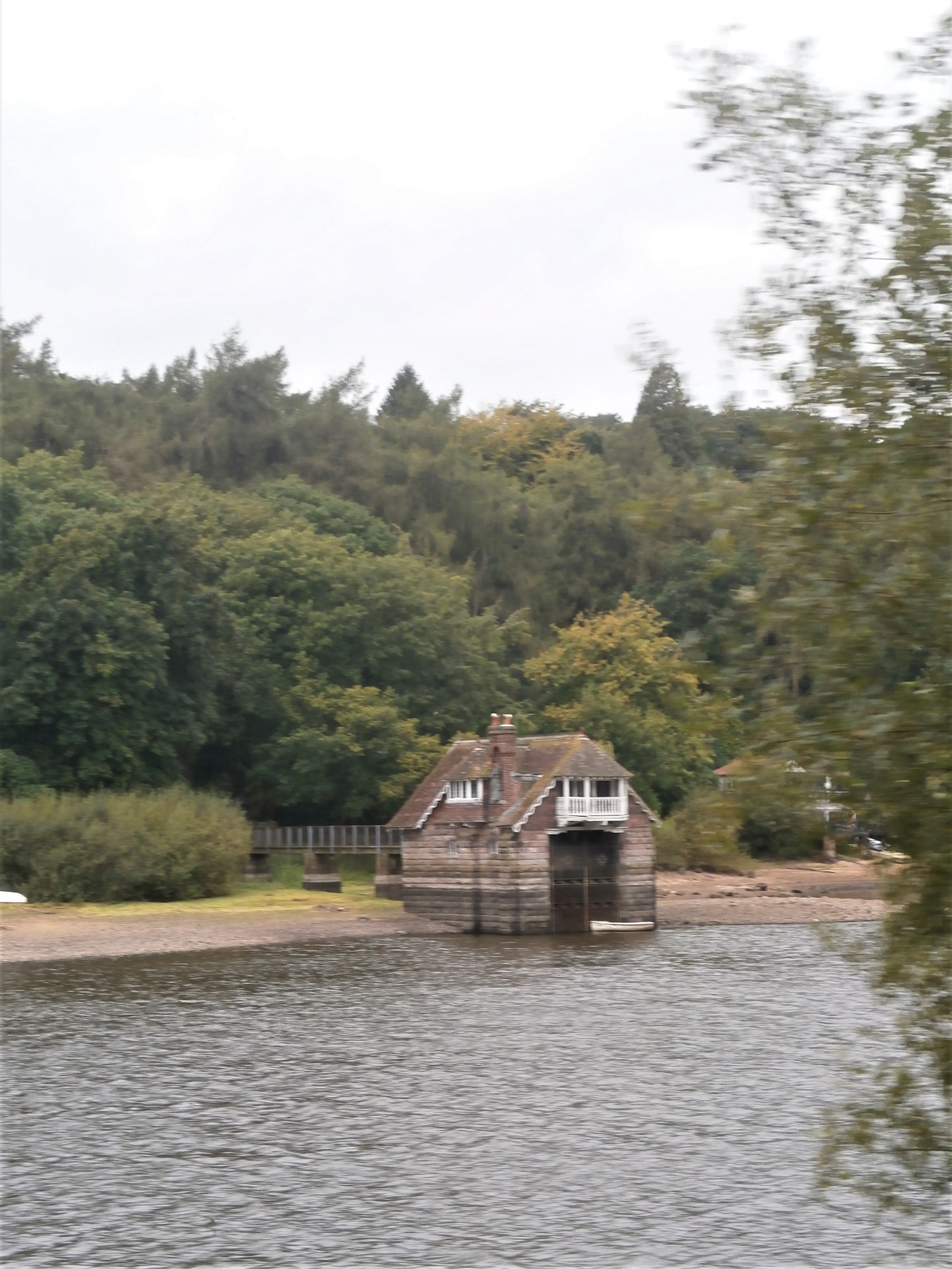 Photo of boathouse on Rudyard Lake