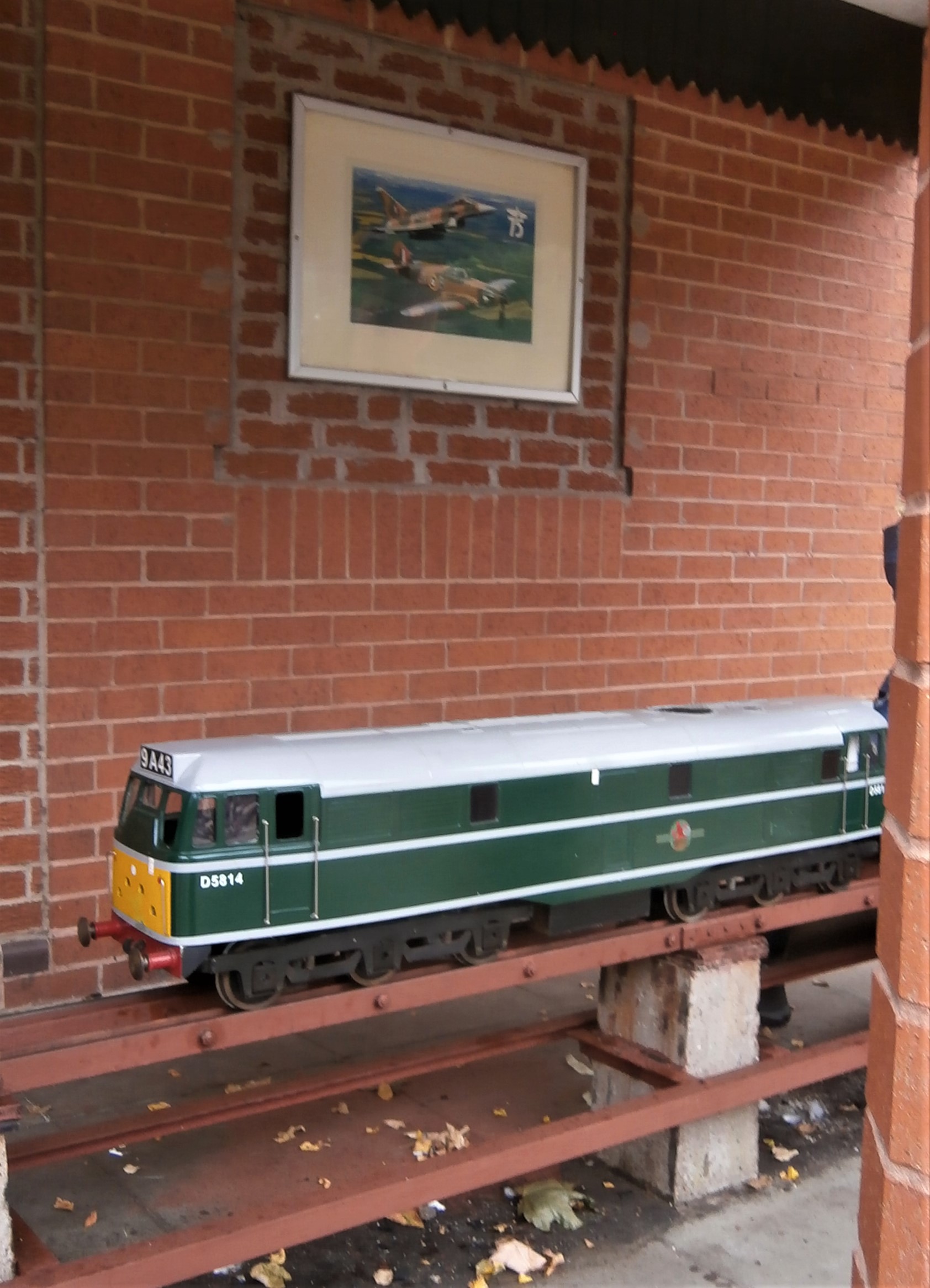 Photo of diesel engine at Brampton Park - North Staffs model engineers