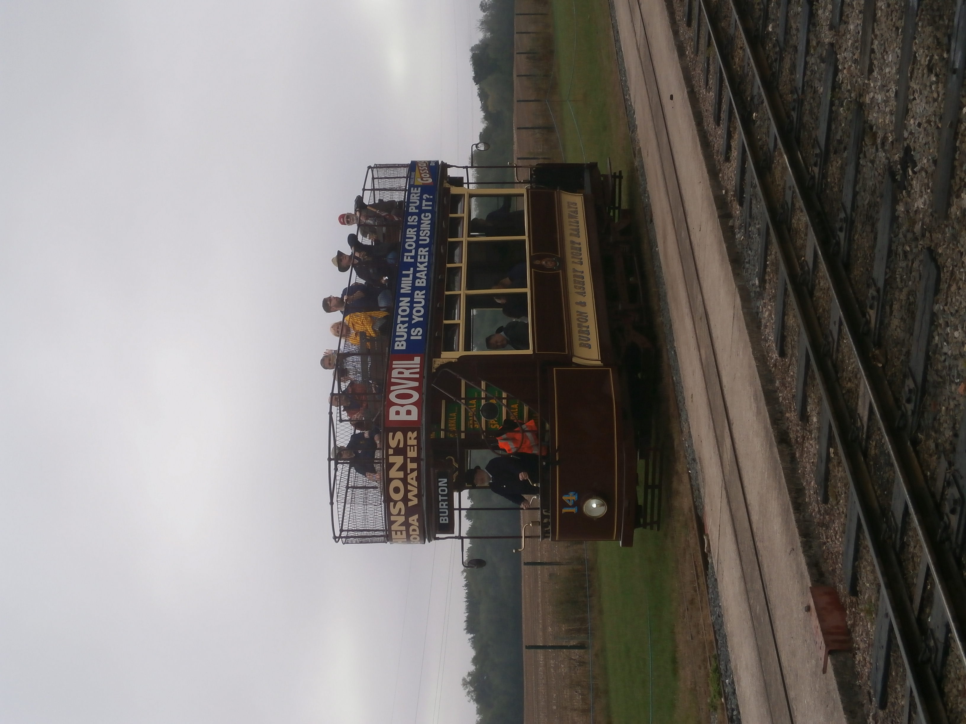 Photo of the tram at Statfold Barn Railway