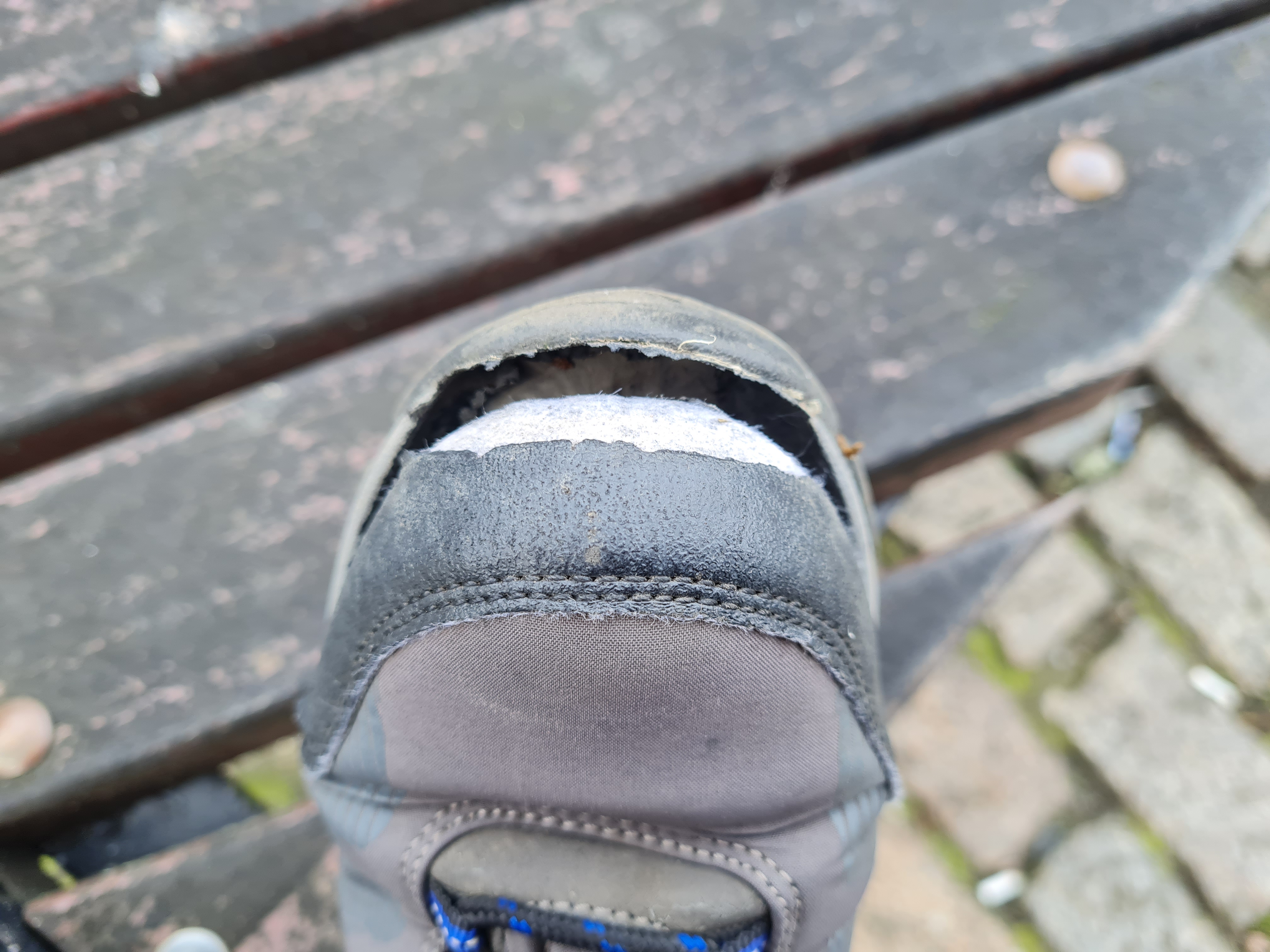 Photo of my broken boot