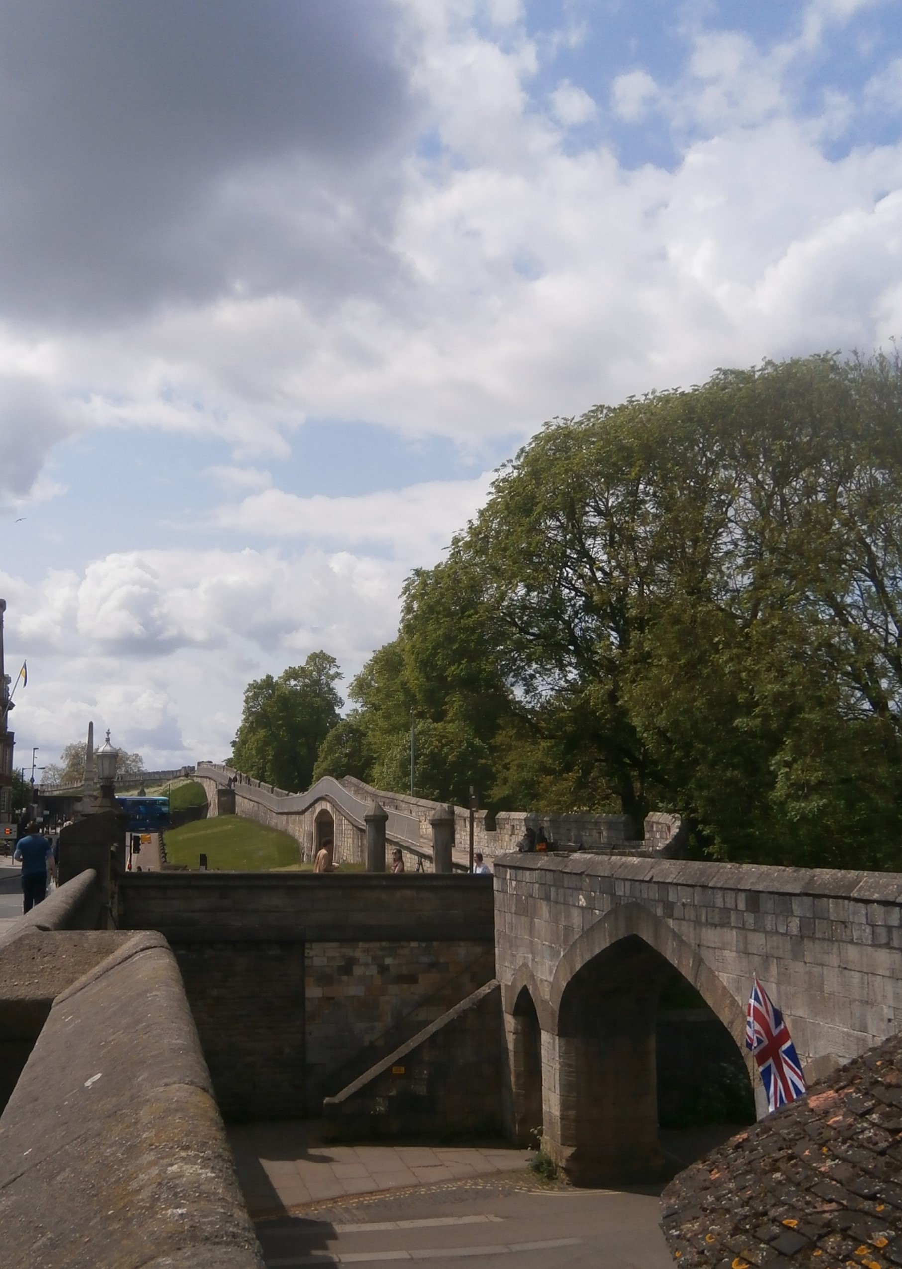 Photo of York city wall