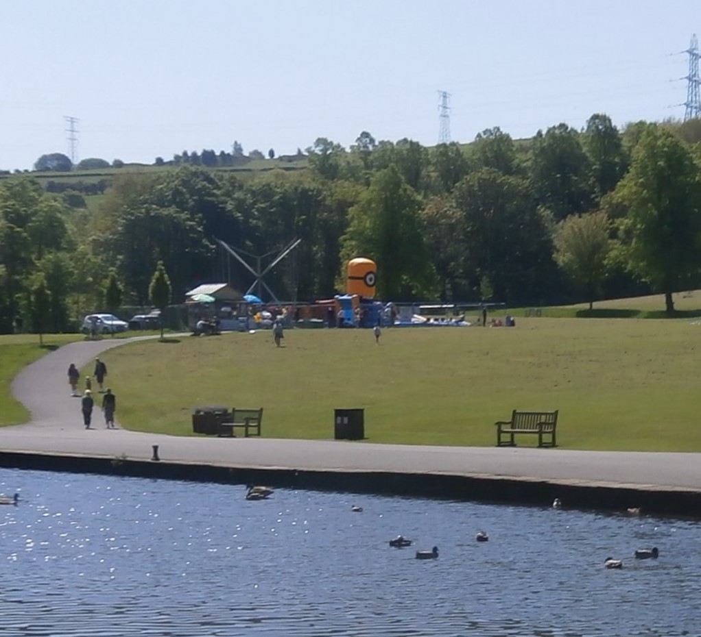 Photo of minion in Shibden Park, Halifax