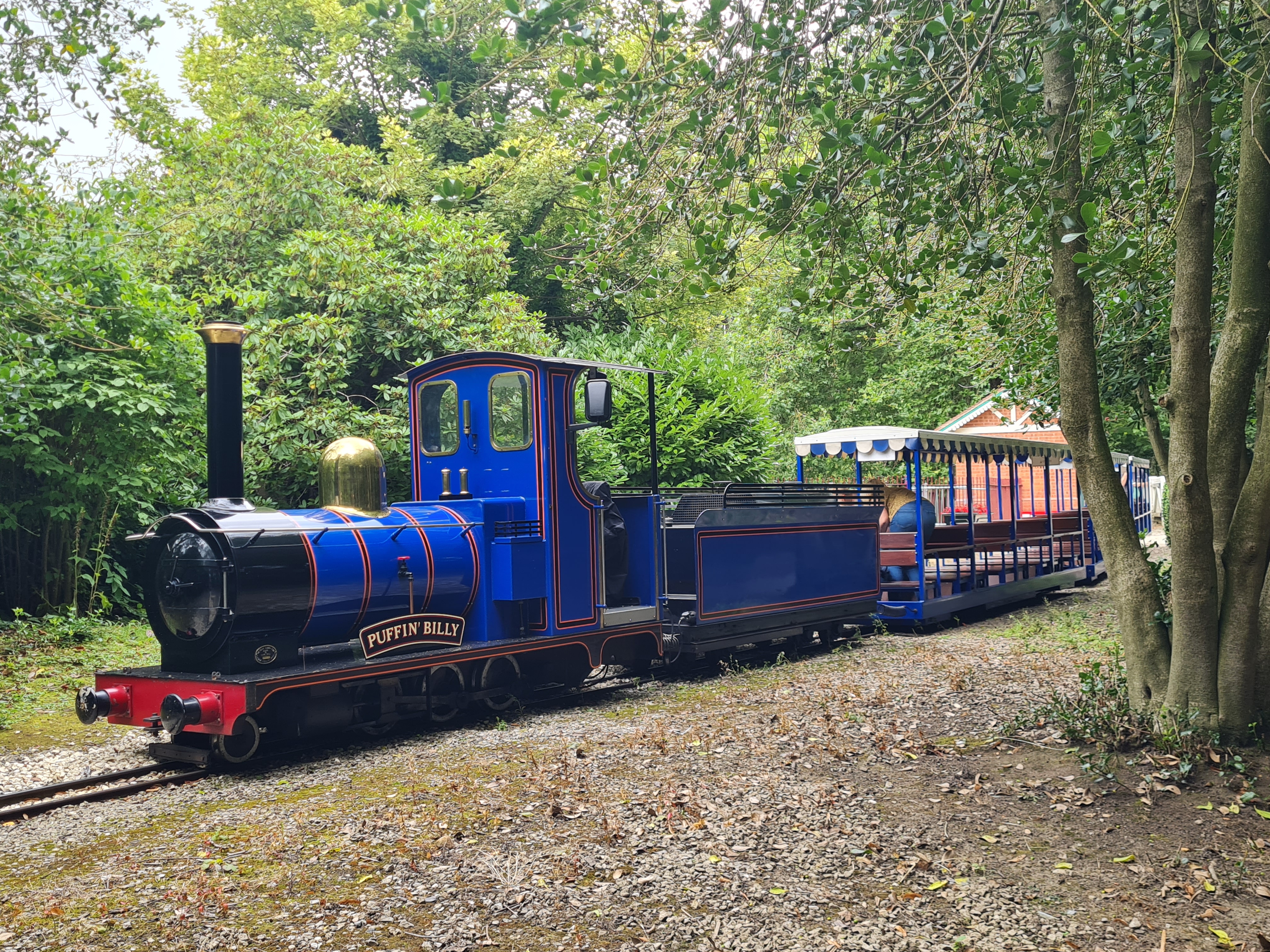Photo of Queen’s Park Miniature Railway, Chesterfield - Train at station