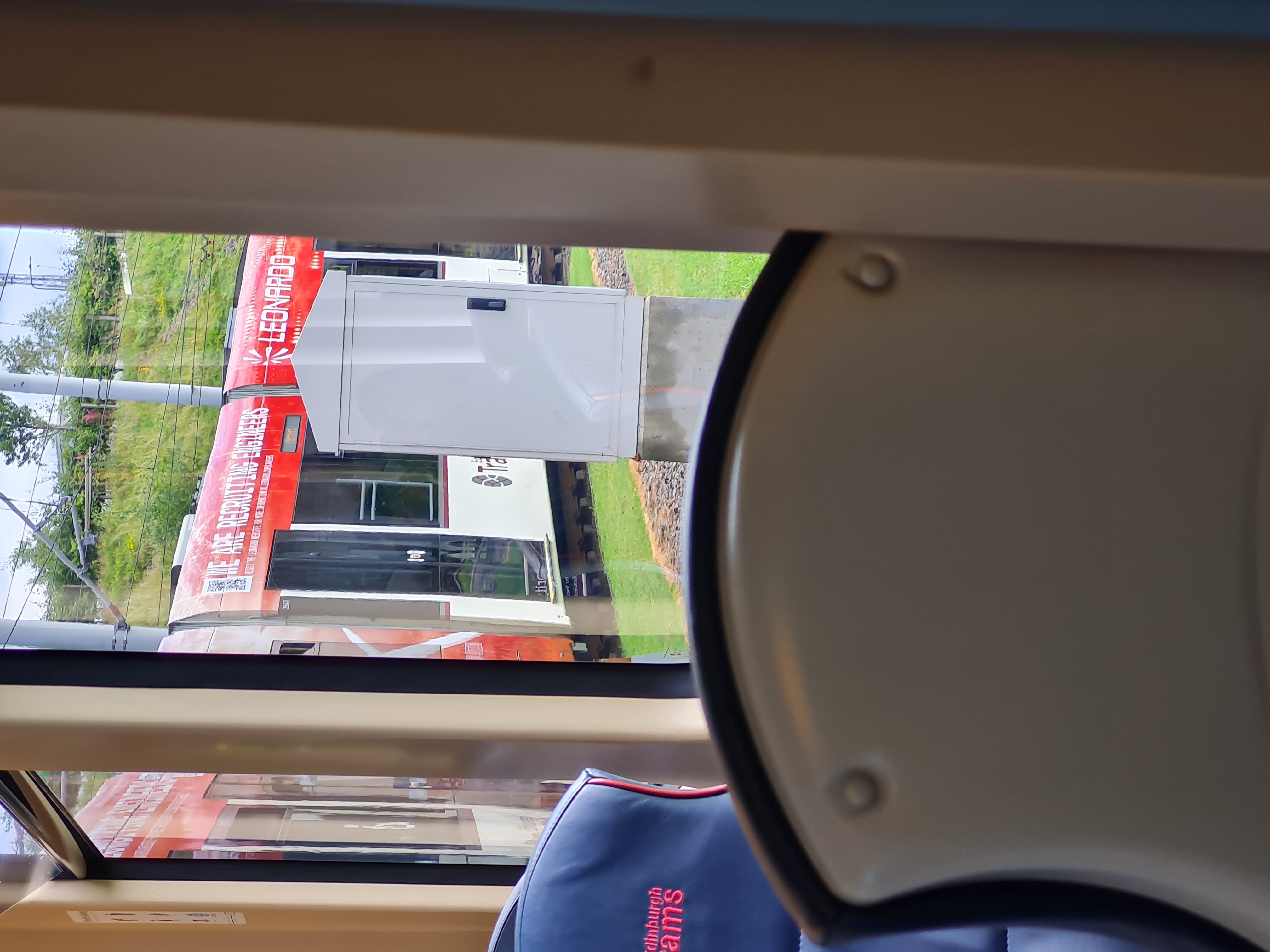 Photo of Edinburgh tram - View on route