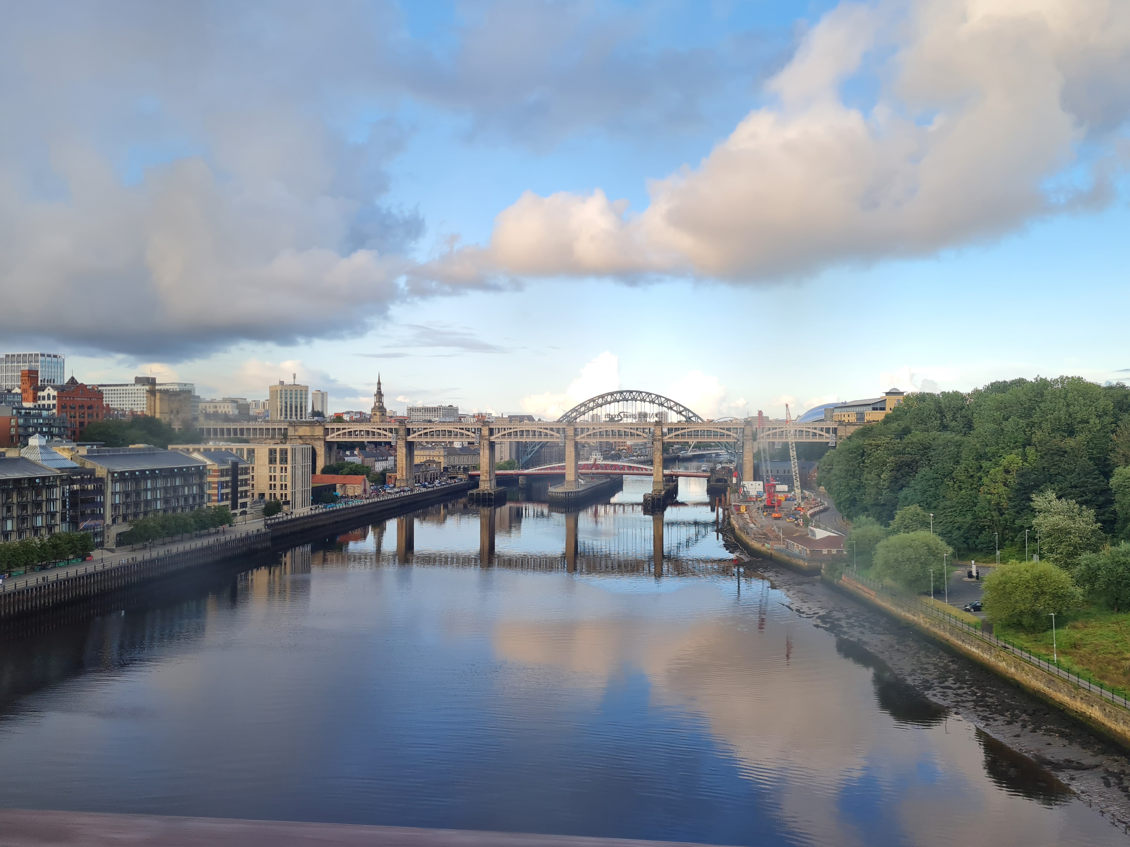 Photo of Newcastle-upon-Tyne - River Tyne and several bridges.