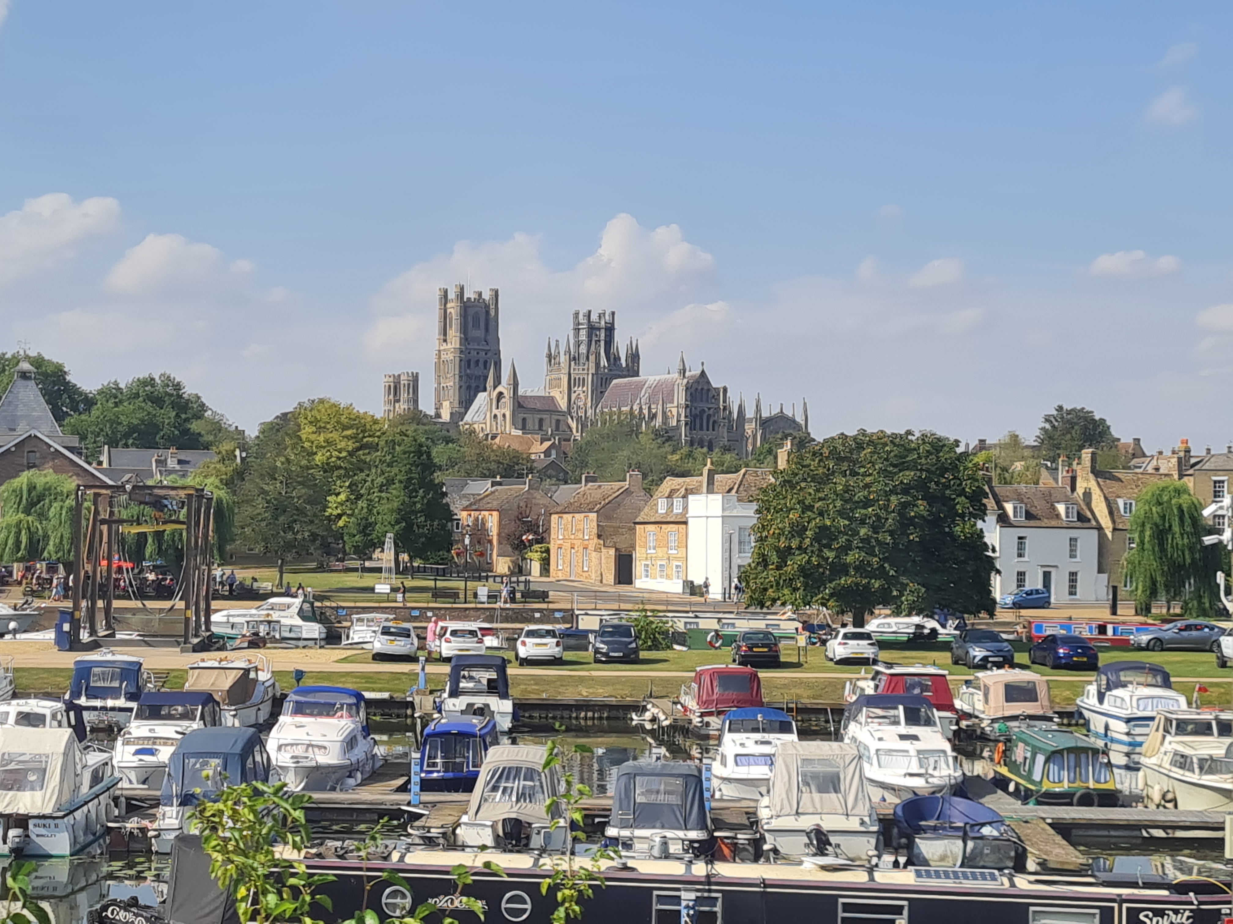 Photo of The Anglian Angel rail tour - River, boats and Ely Cathedral