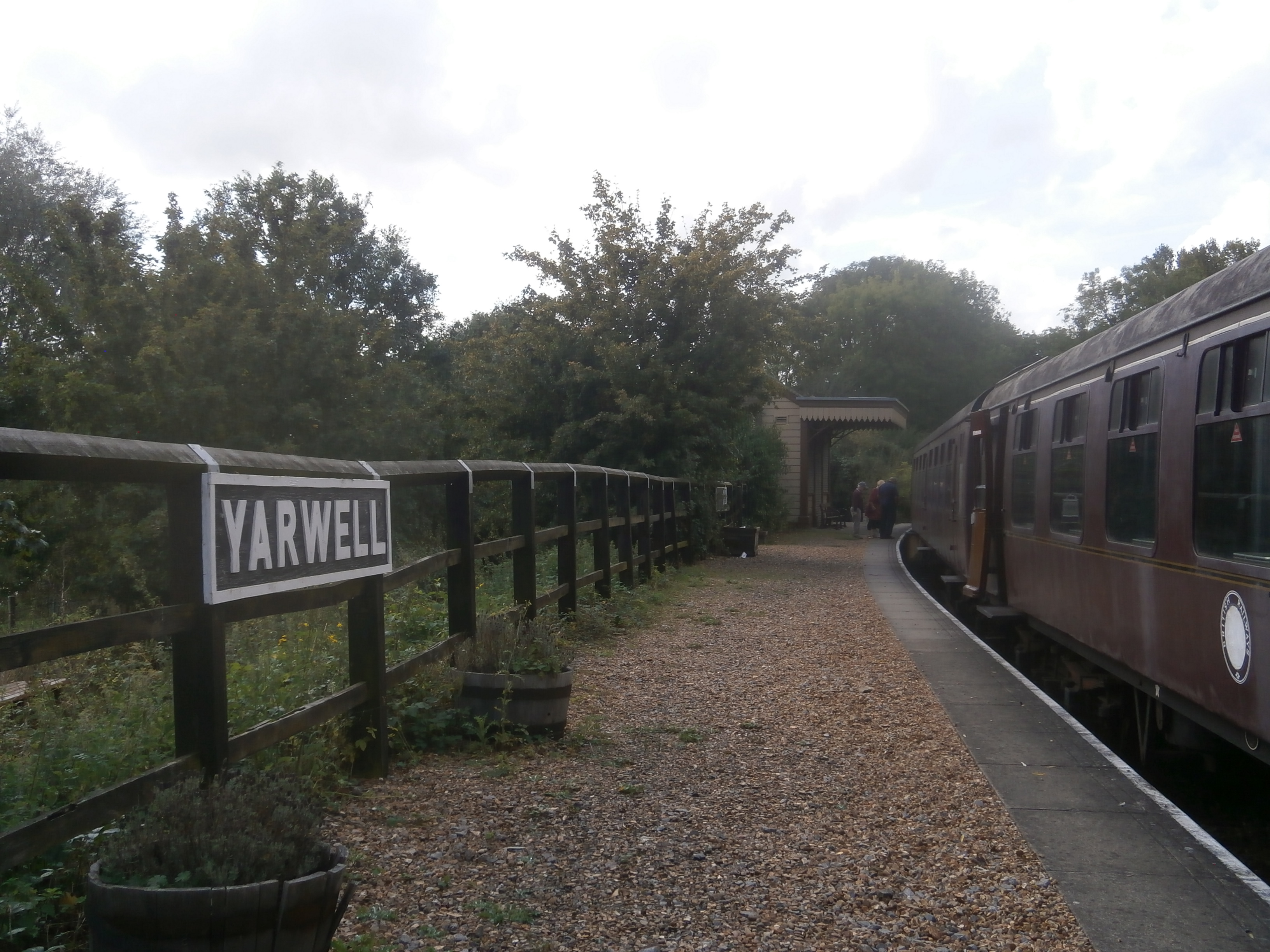 Photo of Nene Valley Railway - Yarwell station sign