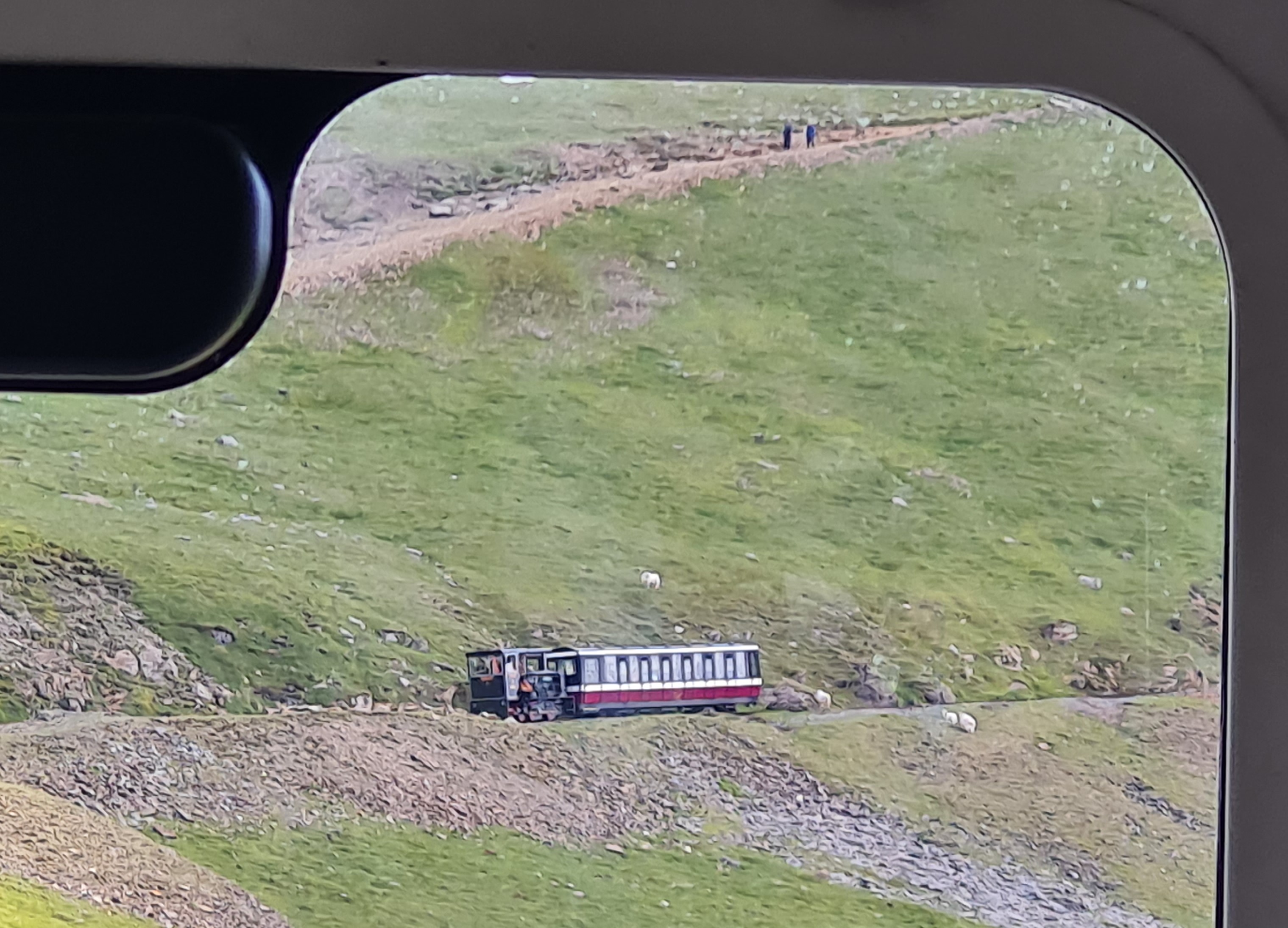 Photo of Snowdon Mountain Railway - Train coming down the mountain