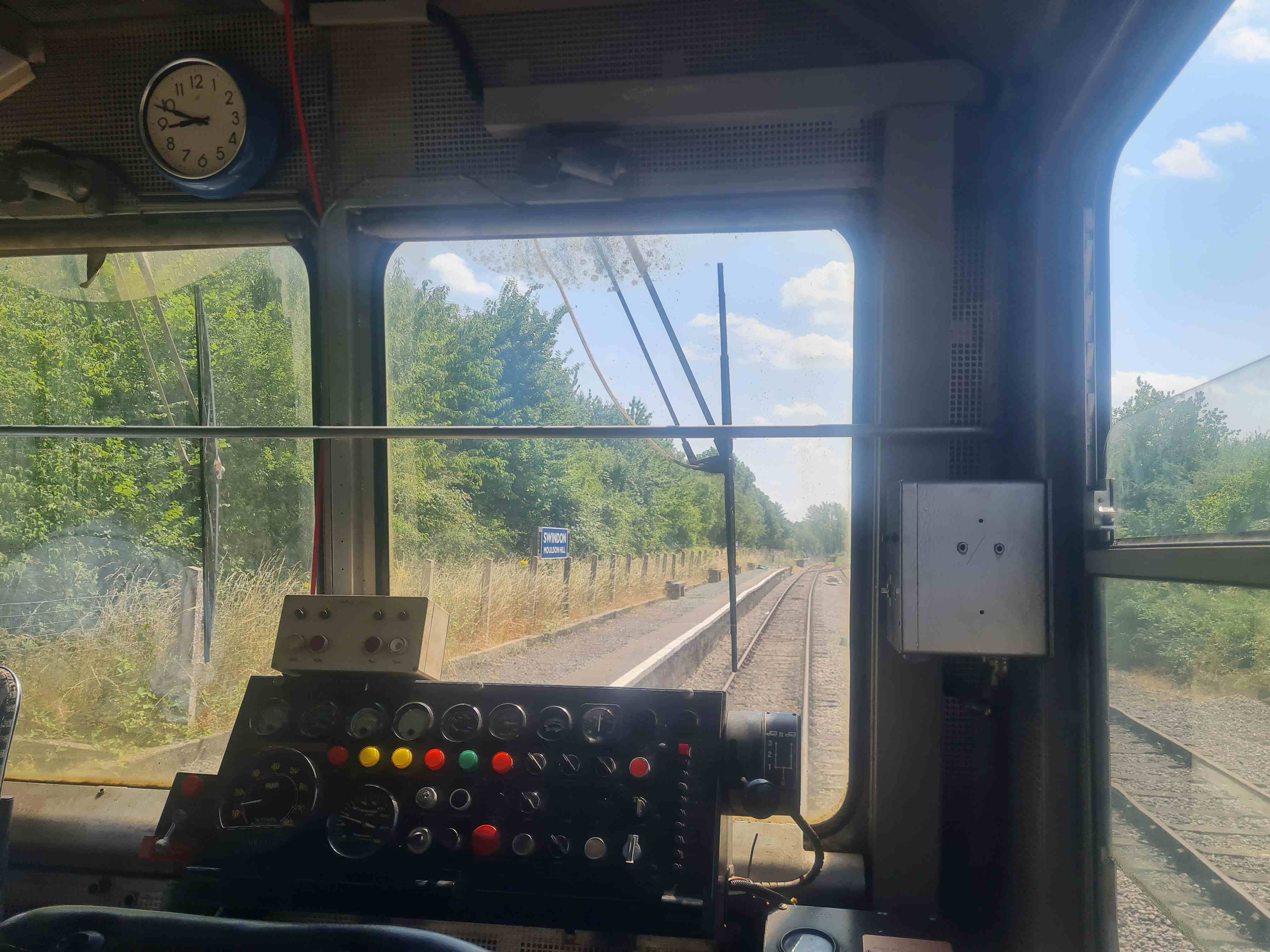 Photo of Swindon and Cricklade Railway train at Mouldon Hill