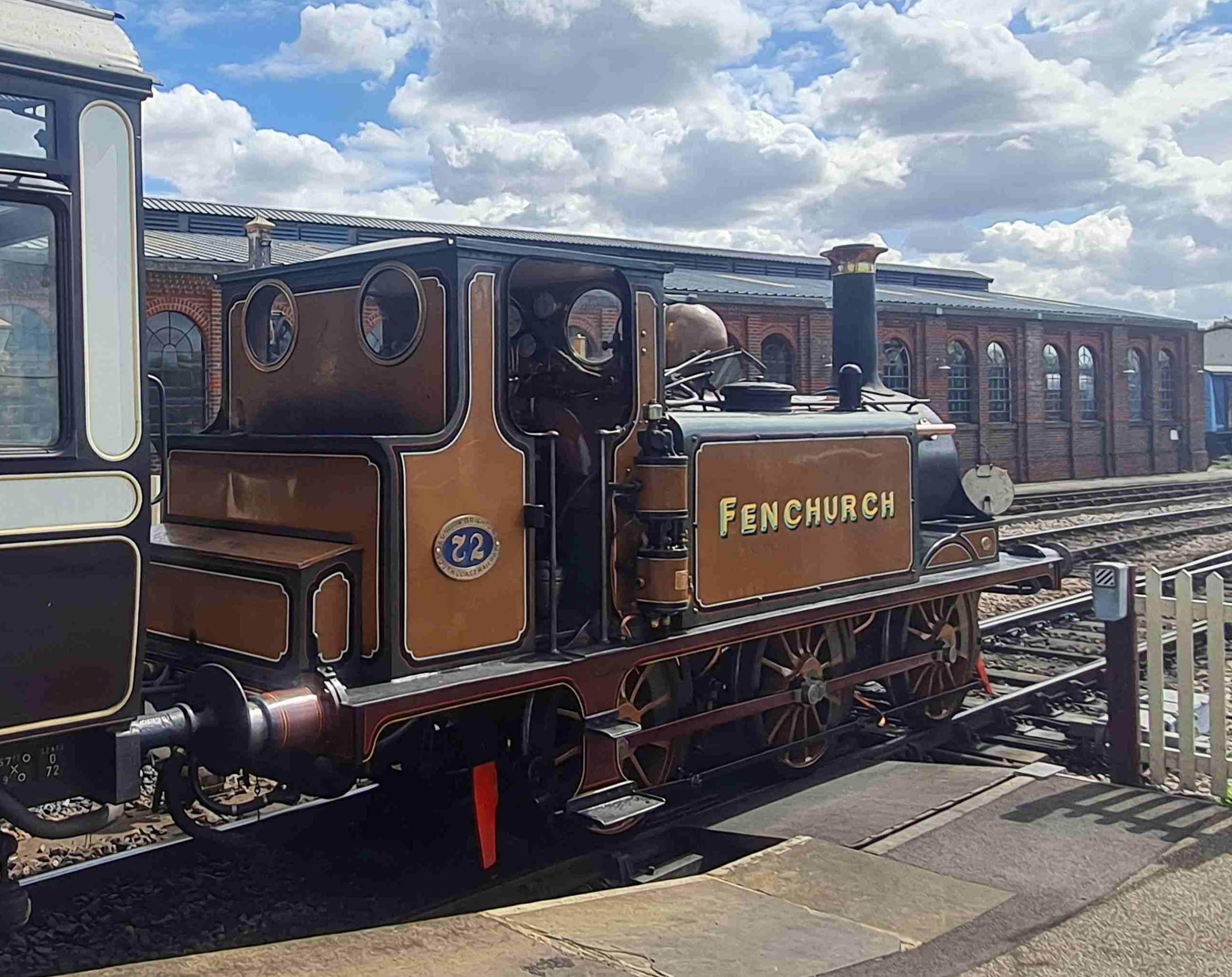 Photo of Fenchurch steam loco at Bluebell Railway